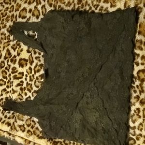 Ralph Lauren black lace cami top. Small?